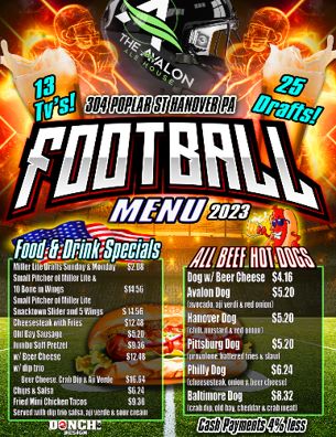 avalon football flyer avalon football flyer